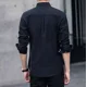 thumbnail image 2 of Camisas Slim Hombre Manga Larga Casual Caballeros, 2 of 6