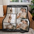 thumbnail image 3 of Couples Gifts Custom Blankets with Photos and Text Multiple Colors Sizes Soft Flannel Blankets Valentines Day Gifts, 3 of 6