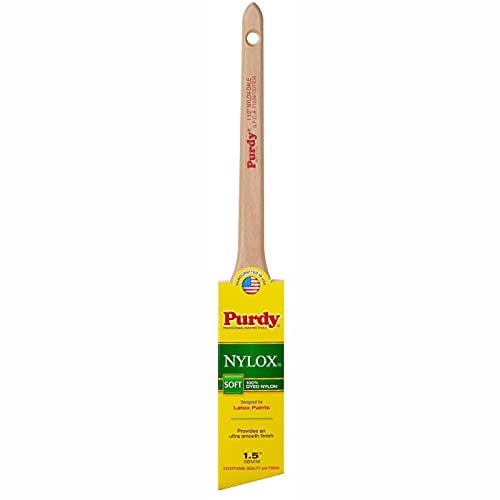1-1/2' Purdy 144080215 Nylox Dale Angled Sash Paint Brush, Tynex Nylon