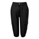 thumbnail image 4 of WILLBEST Pantalones Casuales para Mujer, Cintura Elástica, Bolsillos, Color Liso, para el Trabajo Diario. Grande, 4 of 4