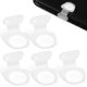 thumbnail image 2 of 8 Pcs USB C Dust Plugs Type C Dust Covers Luminous Design Phone Port Caps Protectors Compatible with Most Type C Cell Phones, 2 of 3