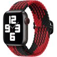 thumbnail image 1 of Bandas elásticas de nailon Solo Loop compatibles con Apple Watch Band 41 mm 40 mm 38 mm para mujeres y hombres, pulseras deportivas con correa trenzada elástica ajustable para Iw, 1 of 5