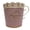 S-Pink, variant on Stylish Metal Lace Pattern Planter Cup Planter Farmhouses Watering Can Gallon Indoor Watering Can Decorative Flower Vases For Home And Office Use