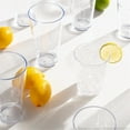 thumbnail image 2 of Casewin 12 Pack 11-Ounce Clear Plastic Drinking Tumblers, Plastic Glasses, Reusable Plastic Cups, Unbreakable Glasses, Drinking Glasses, 2 of 9