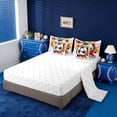 thumbnail image 3 of Erosebridal Colorful Ink Graffiti 7-Piece Twin Bedding Sets,Boys Football Soccer Bedding Comforter Set For Kids,Reversible, 3 of 7