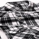 thumbnail image 4 of Camisas Para Hombre Manga Larga De AlgodóN Blusa de manga larga con solapa y hebilla de lino a rayas informal para hombre (J, 3XL), 4 of 7