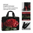 thumbnail image 4 of Laptop Bag Laptop Briefcase 15.7 x 3 x 11.8 Inches Laptop Bag Briefcases Laptop Storage Travel Laptop Bag Work Laptop Bag A Red Rose, 4 of 8