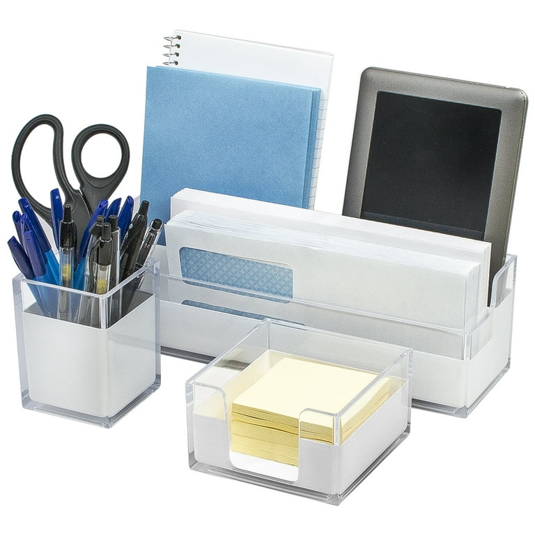 Sorbus acrylic desk on sale desk organizer tray