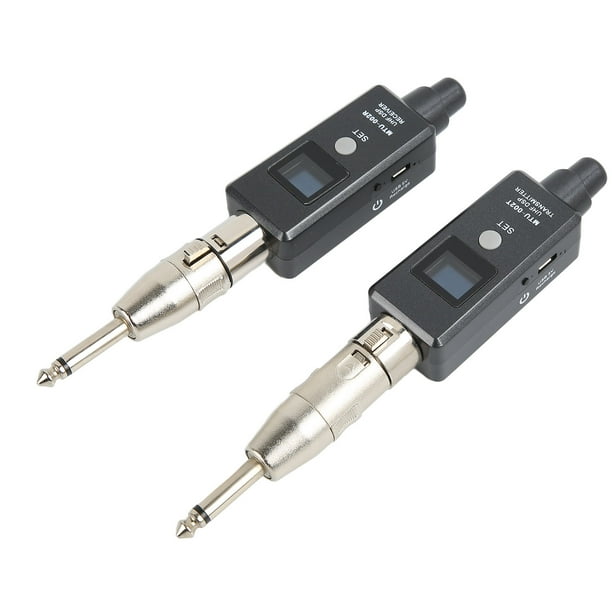 Inalámbrico de Micrófono, Transmisor de Inalámbrico de Micrófono de 2.4GHz XLR Transmisor Y Transmisorio