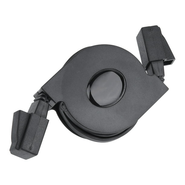 Cable de red LAN CAT6 RJ45 retráctil NikouMX 2m Negro