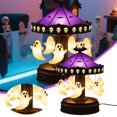 thumbnail image 1 of JIAHomeV Home Decor Halloween Night Light Table Lamp for Home Party Decoration Themed LED Lighting Black,19cm, 1 of 8
