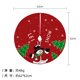 thumbnail image 4 of Falda de árbol de Navidad con estampado de Papá Noel, copos de nieve, decoración inferior de árbol de Navidad, decoración de Feliz Navidad, adornos de fiesta en casa, 4 of 4