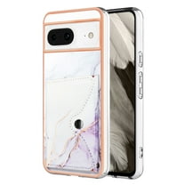 Compatible with Google Pixel 8 Wallet Case with Card Holder, Back Flip Folio PU Leather Kickstand Card Slots Case for Women Girls, Double Magnetic Clasp Cover For Google Pixel 8,Lightpurple