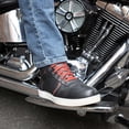 thumbnail image 5 of Milwaukee Leather MBM9102 Men's Black Leather with Red Shoe Lace Reinforced Street Riding Shoes w/ Ankle Support 10.5, 5 of 10