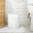 thumbnail image 6 of Essentra Home White Trash Can for Home or Office, 2.2 Gallon Capacity, Round Trash Can Part of Our Blanc Collection, 6 of 6