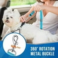 thumbnail image 3 of 2pcs Double Dog Seat Belt, New Dual Pet Car Headrest Restraint Safety Seatbelt No Tangle Dog Leash Duty Adjust Elastic Bungee Puppy Lead Splitter Connect Harness in Vehicle Travel for 2 Dogs, 3 of 5