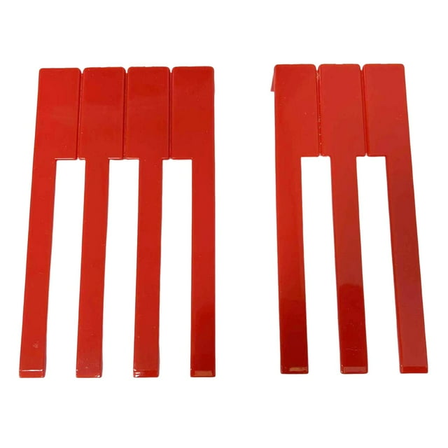 Tachiuwa Clés Tops Réparation PVC Accessoires Remplacement Clavier Instruments Rouge