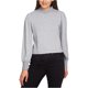 thumbnail image 2 of Suéter 1.STATE con dobladillo de plumas para mujer gris mediano, 2 of 2