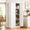 White, variant on IKIMI 71" Metal Storage Cabinet with 4 Adjustable Shelves and Lock, Heavy Duty Steel Garage Tool Cabinet for Office, Home, Kitchen, Black(H71"*W32"*D16")