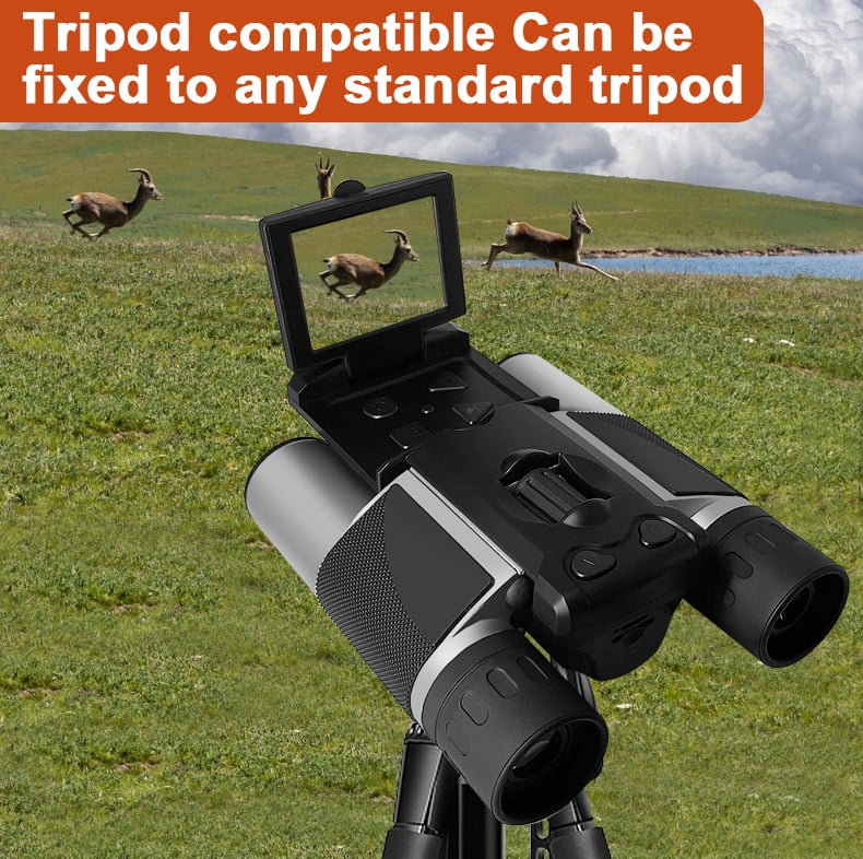 BekinTek 10x25 Digital Camcorder Binoculars with 2" LCD 10x Optical Zoom 8x Digital Zoom 40MP Photo 2.5K Video Recoder Camera for Bird Watching Concerts Sports Outside