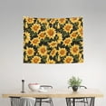 thumbnail image 2 of Kdxio Vintage Black Plaid Sunflower Wall Hanging Tapestries Banner For Bedroom College Dorm Home Living Room Party Decor 29X37 In, 2 of 8