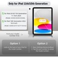 thumbnail image 2 of 3-in-1 Dynamic Magnetic Folio Case with Pencil Holder, Clear Transparent Back Shell & Multi-Angle Stand for iPad 11th Gen A16 11 Inch 2025 & iPad 10th Gen 10.9 Inch 2022, Protective Tablet Cover,Pink, 2 of 9