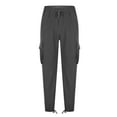 thumbnail image 4 of Tactical Pants For Men Ripstop Water Resistant Cargo Pants Hiking Pant Men With Pockets Drawstring Lightweight, 4 of 6