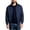 Navy, variant on Men's Stand Collar Zip Up Varsity Jacket Ribbed Cuff Hem Lightweight Windproof Outerwear for Business Golf Daily Travel Casual Wear