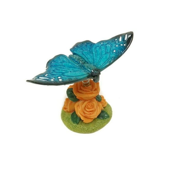 Butterfly On Flower Figurine