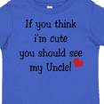 thumbnail image 4 of Inktastic Cute Uncle Boys or Girls Toddler T-Shirt, 4 of 5