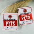 thumbnail image 4 of Pet Emergency Rescue Decal, 10 x 13 cm, Fire Safety Alert Sticker for Home, 2-Pack, 4 of 5