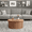 Walnut Color, variant on Round Coffee Tables for Living Room, Lift Top Coffee Table with Storage, Round Wood Center Table
