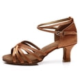 thumbnail image 1 of Zapatos de baile de Tango/salón/baile latino para mujer, zapatos de baile profesional de Salsa con tacón para niñas y mujeres de 5cm/7cm Tan Jianjun unisex, 1 of 2