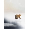 thumbnail image 2 of Straatsma, Leah 25x32 White Modern Wood Framed Museum Art Print Titled - Bear On Ice, 2 of 4
