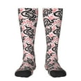 thumbnail image 1 of Gaeub Chaussettes Design Imprimé Serpent Noir Chaussettes Hautes Extensibles pour Hommes Femmes Adolescents, Chaussettes de Softball Soccer pour Randonnée, Sport, 1 of 6