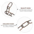 thumbnail image 4 of MasteelfCA 1Pc Chandelier Accessory Chain Iron Art Chain Crystal Hanging Light Chain Decor, 4 of 8