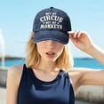 thumbnail image 6 of YOHAVEN Embroidered Statement Baseball Cap, It's Not My Circus Not My Monkey, Breathable Adjustable Six-Panel Hat For Everyday Outdoor Leisure, Funny Gift For Men Women, Washable Durable Cotton, 6 of 6