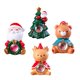 thumbnail image 2 of Figuras Muñeca,Figura de acción coleccionable de adornos navideños,Lindos kits de muñecos modelo de Papá Noel para adultos y niños,Mini figura de dibujos animados de resina para, 2 of 10