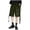 Army Green, variant on PMVFHDE Cargo Shorts Trend Loose Sports Casual Pants Wide Leg Quarter Length For Women Black,L
