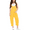 Yellow, variant on Kiijoy Toddler Girls V Neck Suspender Romper Solid Loose Casual Overalls Strap Jumpsuit