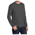 thumbnail image 4 of Mafoose Mens Long Sleeve Essential T-Shirt Charcoal 4X-Large, 4 of 6