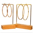 thumbnail image 6 of RubyLee Elegance Hoop Rose, Rhinestone Fashion Earrings, Stainless Steel, Includes Jewelry Pouch, 2, 6 of 6