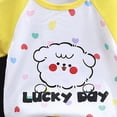 thumbnail image 4 of HCNTES Toddler Baby Boys Girls Summer Clothes Short Sleeves T-Shirt Tops + Shorts Cute Outfits Set For Kids 2t 3t 4t 5t 6t 7t Kid Shorts(C01-Yellow,5-6 Years), 4 of 4
