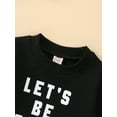 thumbnail image 4 of Bagilaanoe Newborn Baby Baby Long Sleeve Sweatshirt Letter Print 3M 6M 12M 18M 24M Tops Loose Clothing, 4 of 9