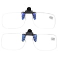 thumbnail image 2 of Flip Up Down Clip Presbyopic Glasses Ultra-light with Clip Magnifying Glasses Rimless Optical Lenses Reading Glasses, 2 of 5