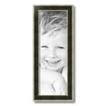 thumbnail image 2 of ArtToFrames 7" x 20" Black Panel With Silver Lip Picture Frame, 7x20 inch Multi Wood Poster Frame (WOM-5093), 2 of 7