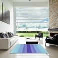 thumbnail image 7 of Ahgly Company Machine Washable Indoor Rectangle Transitional Day Sky Blue Area Rugs, 7' x 9', 7 of 7