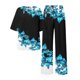 thumbnail image 5 of Puntoco Conjuntos de 2 piezas de verano para mujer, conjuntos a juego, tops de lino de manga corta y pantalones largos, chándales, traje de liquidación Puntoco Puntoco-6091, 5 of 5