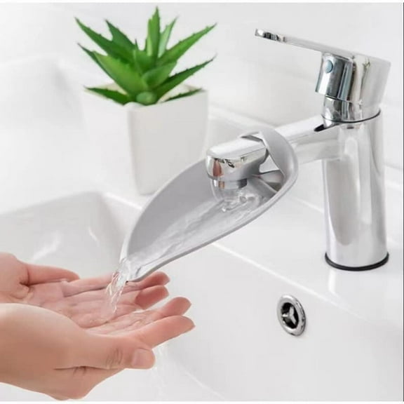 Emlimny Bathroom Easy Use Sink Faucet Extender 1 Pack Gray