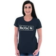 thumbnail image 4 of Bacon Meat Lover Sweats Carnivore Womens Fitted Plus Size Graphic Tee Brisco Brands 3X, 4 of 5